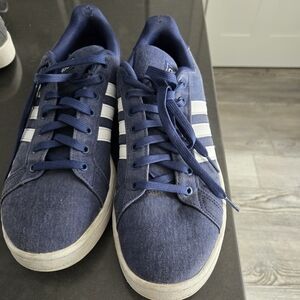 adidas Blue and White Athletic Shoes